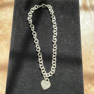 Tiffany & Co. Return to Tiffany Heart Tag Chain Link Necklace-engraved “Astrid”